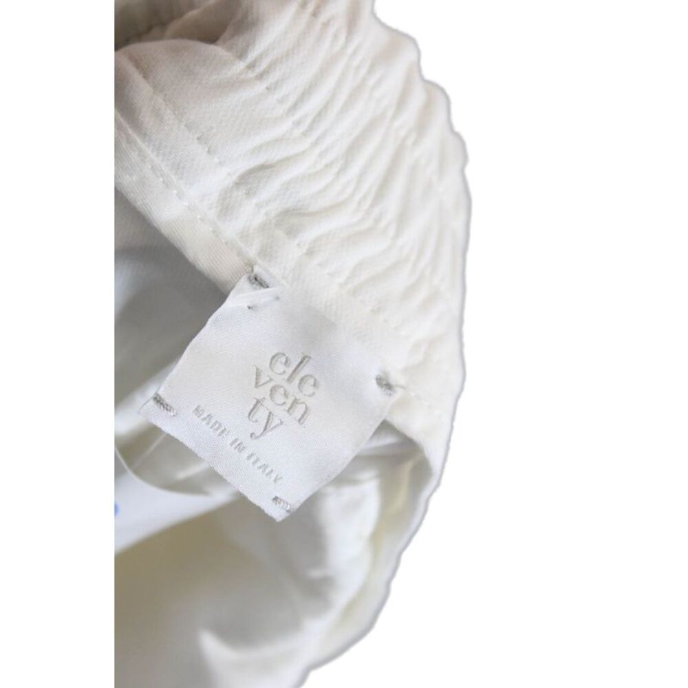 Eleventy Womens Cotton Basic Drawstring Straight … - image 4